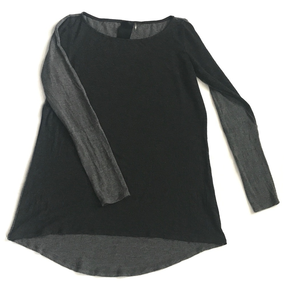 Heather by Bordeaux Gray Tunic Top